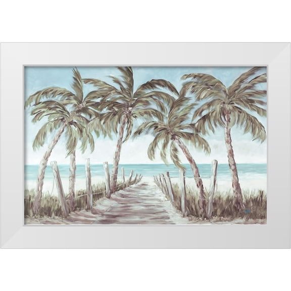 DeRice, Julie 14x11 White Modern Wood Framed Museum Art Print Titled - The Path To Paradise