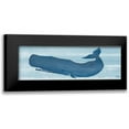 thumbnail image 1 of DeRice, Julie 14x7 Black Modern Framed Museum Art Print Titled - Blue Whale II, 1 of 5