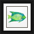 thumbnail image 1 of DeRice, Julie 15x15 Black Ornate Wood Framed with Double Matting Museum Art Print Titled - Sealife II, 1 of 4