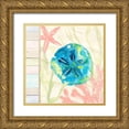 thumbnail image 1 of DeRice, Julie 15x15 Gold Ornate Wood Framed with Double Matting Museum Art Print Titled - Pastel Coastal I, 1 of 4