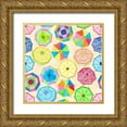 thumbnail image 1 of DeRice, Julie 15x15 Gold Ornate Wood Framed with Double Matting Museum Art Print Titled - Under the Shade, 1 of 4