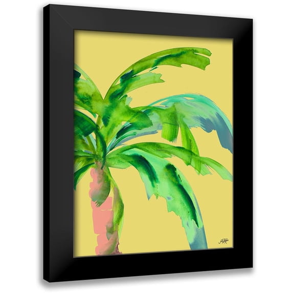 DeRice, Julie 15x18 Black Modern Framed Museum Art Print Titled - Palm on Sunlight II