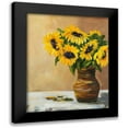 thumbnail image 1 of DeRice, Julie 15x18 Black Modern Framed Museum Art Print Titled - Sunflowers, 1 of 5