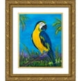 thumbnail image 1 of DeRice, Julie 15x18 Gold Ornate Wood Framed with Double Matting Museum Art Print Titled - Island Birds II, 1 of 4