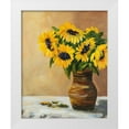thumbnail image 1 of DeRice, Julie 15x18 White Modern Wood Framed Museum Art Print Titled - Sunflowers, 1 of 4