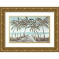 thumbnail image 1 of DeRice, Julie 18x13 Gold Ornate Wood Framed with Double Matting Museum Art Print Titled - The Path To Paradise, 1 of 4
