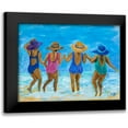 thumbnail image 1 of DeRice, Julie 18x15 Black Modern Framed Museum Art Print Titled - Ladies on the Beach I, 1 of 5