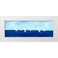 thumbnail image 1 of DeRice, Julie 18x9 White Modern Wood Framed Museum Art Print Titled - Windjammer Panel II, 1 of 4