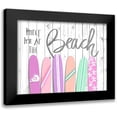 thumbnail image 1 of DeRice, Julie 24x19 Black Modern Framed Museum Art Print Titled - Meet Me at the Beach, 1 of 5
