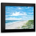 thumbnail image 1 of DeRice, Julie 24x20 Black Modern Framed Museum Art Print Titled - Day At The Beach, 1 of 5