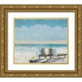 thumbnail image 1 of DeRice, Julie 30x26 Gold Ornate Wood Framed with Double Matting Museum Art Print Titled - Coastal Sunsets, 1 of 4