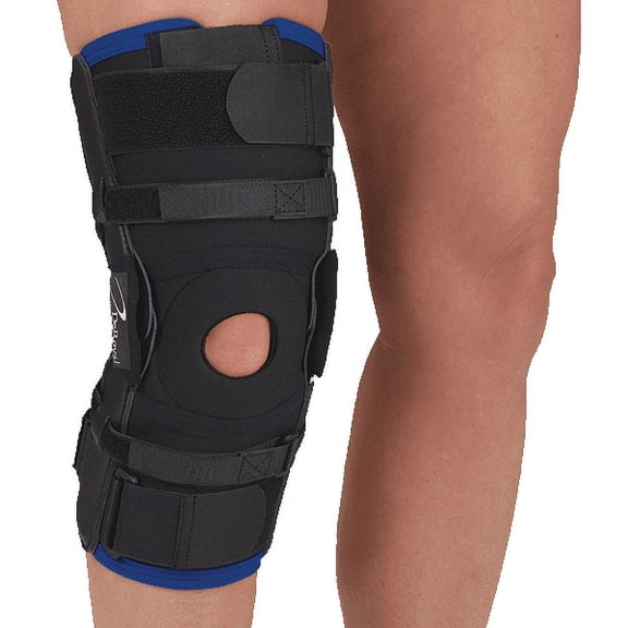 DeRoyal Hypercontrol Wrap Around Knee Brace, Large