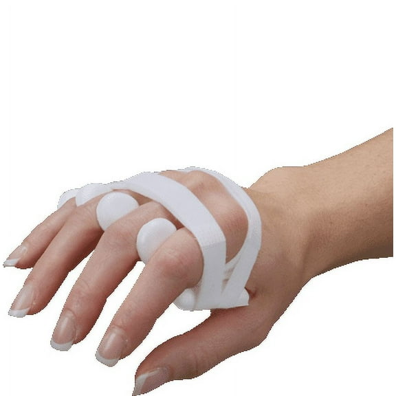 DeRoyal LMB Soft-Core Ulnar Finger Deviation Splint, Left Small