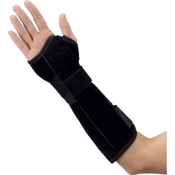 DeRoyal Suede Leatherette Wrist/Forearm Splint, Child / Right