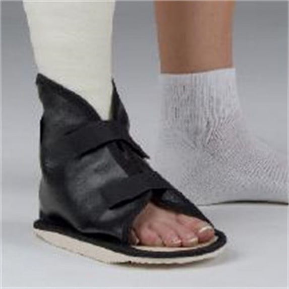 DeRoyal Vinyl Cast Boot, Large / Open Toe