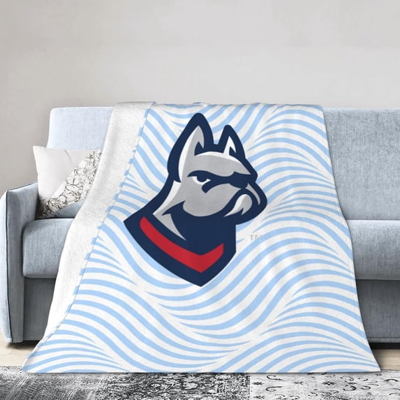 DeSales University Logo Fleece Blanket, Very Soft Microfiber Flannel Blanket for Couch Warm and Cozy for All Seasons