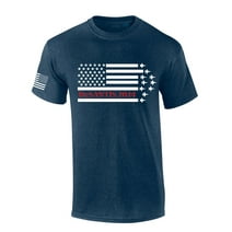 DeSantis 2024 American Flag Airplanes Patriotic Mens Short Sleeve Graphic T-shirt Graphic Tee-Heather Navy-xxl