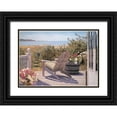 thumbnail image 1 of DeSantis, Bob 24x18 Black Ornate Wood Framed with Double Matting Museum Art Print Titled - Shelter Island II, 1 of 4