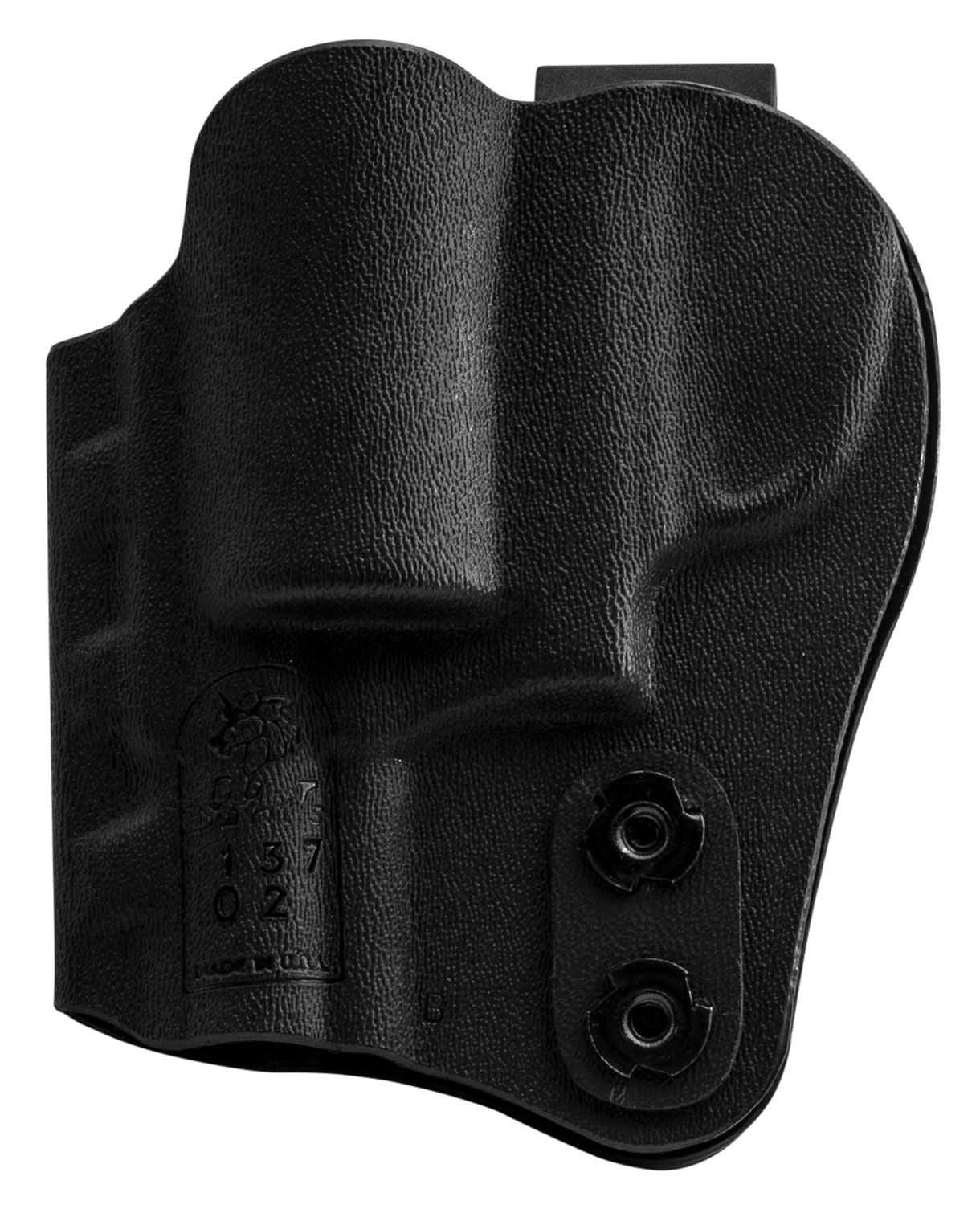 DeSantis Slim-Tuk HLSTR, Tuck-Able 360 C-Clip, Fits S&W J FRAME 2", Ambidextrous, Black