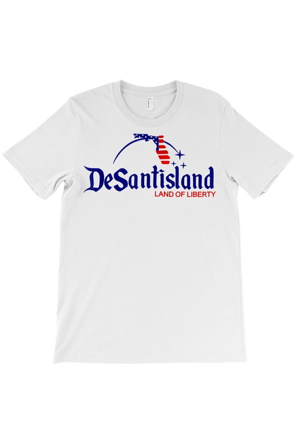DeSantisland Land State Of Liberty Florida Map Patriotic, - Breathable Material G15539 Unisex T-Shirt, Up to Size 5XL