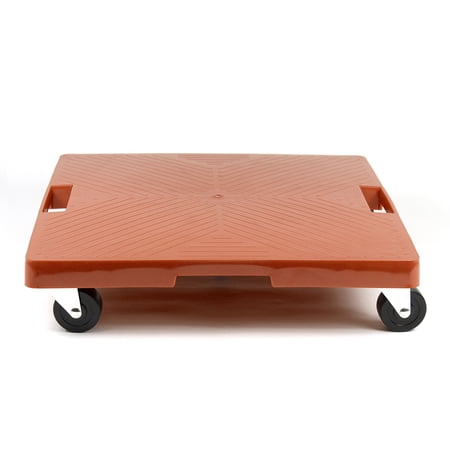 DeVault Enterprises 16" Square Plant Dolly Terra Cotta w/Handle