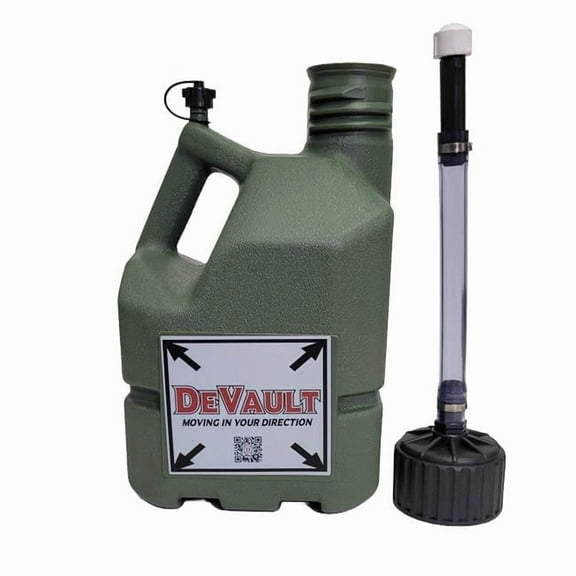DeVault Enterprises DEV3GAL-G 3 Galllon GREEN/CAMO Utility Jug w/hose assembly