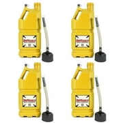 DeVault Enterprises 5 Gallon Yellow Utility Container 4 Pack