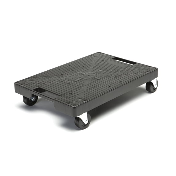 DeVault Heavy Duty Garage Dolly with Wheels, 500 lb Capacity Rolling Platform Cart, Black