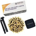 DeVida Solar String Lights YPF5 120 Warm White LED, to Install
