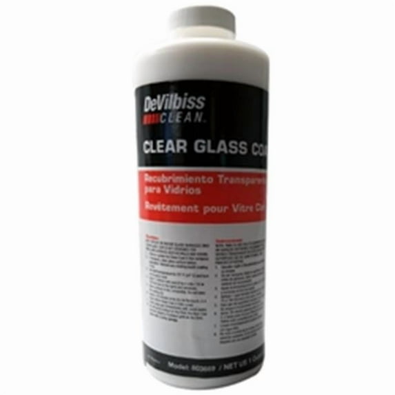 DeVilbiss Clear Glass Coat Quart