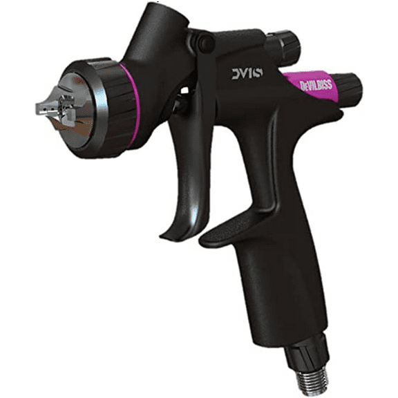 DeVilbiss DV1 S HVLP PLUS KIT (1.0,1.2), Spray Gun, High Efficiency