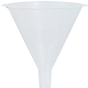 DeVilbiss 802109 DPC-22-K24 Disposable Funnel, 3 in, Plastic, White