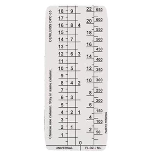 DeVilbiss DV802195 DPC-36-K10-Measuring Guide - 24 oz
