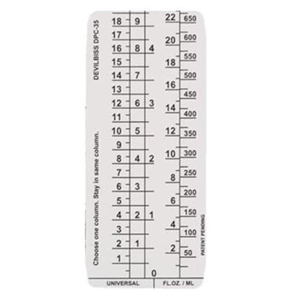 DeVilbiss DV802196 DPC-37-K10-Measuring Guide - 24 oz