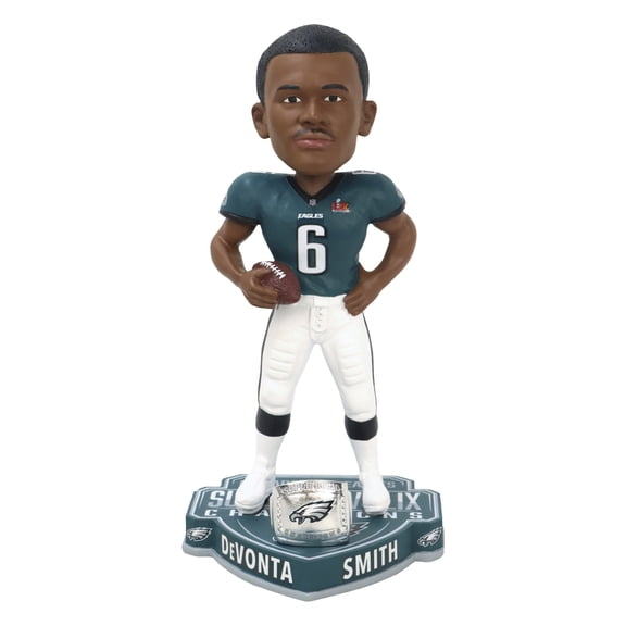FOCO DeVonta Smith Philadelphia Eagles Super Bowl LIX Champ Collectible Bobblehead 8in 1-Pack