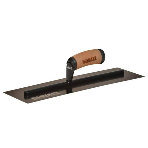 DeWALT - Curved Gold Stainless Steel Finishing Trowel 16in