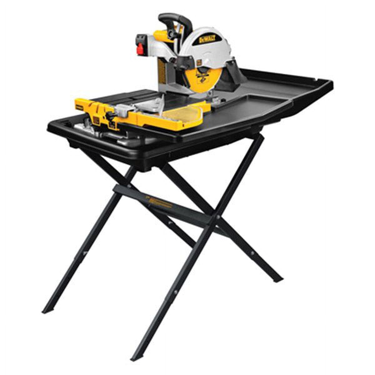 DEWALT Wet Tile Saw with Stand, 10-Inch, Corded (D24000S) Wet tile saw w/stand