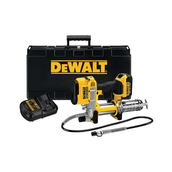 DeWALT DCGG571M1 20V Lithium Ion Grease Gun Kit Battery 4Ah Charger Kitbox