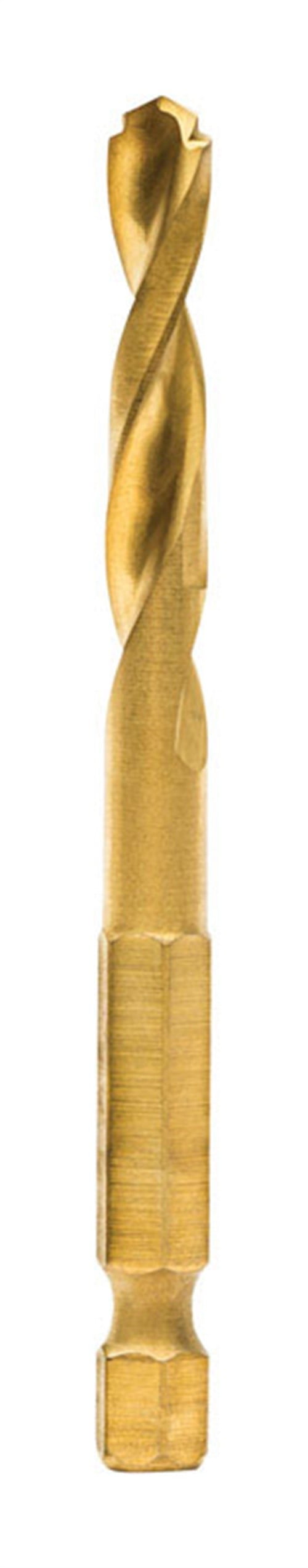 Step Drill Bit, Quick Release, Double Spiral Flute, 1/8 To 1/2-Inch