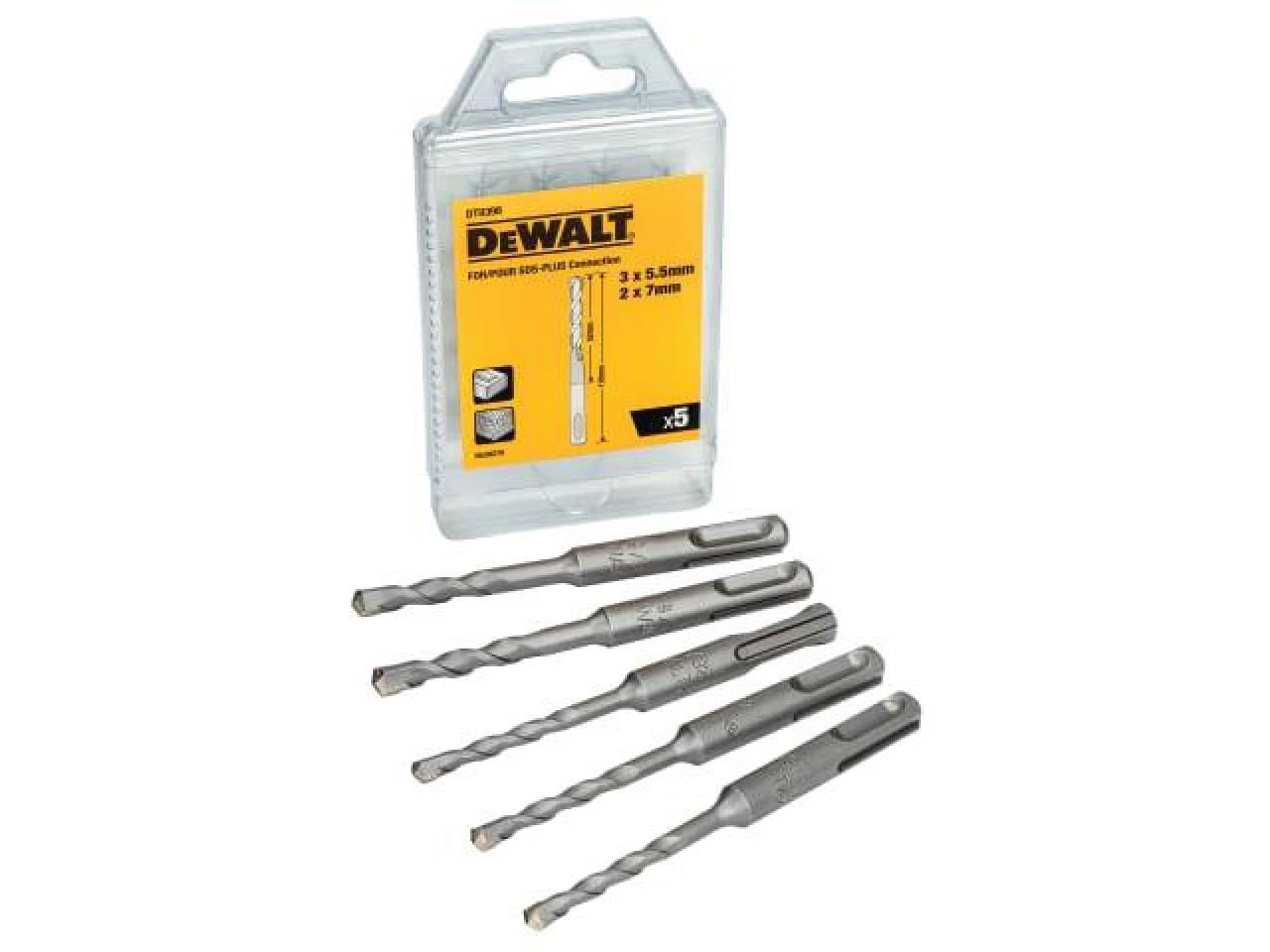 DeWALT - DT9398 SDS Plus Drill Bit Set, 5 Piece