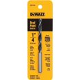 thumbnail image 1 of DeWALT DW1706 Wood Bit Drill Bit Twist Flute 2-1/2 in L Flute Straight Shank 1/4 in Dia Shank, 1 of 2