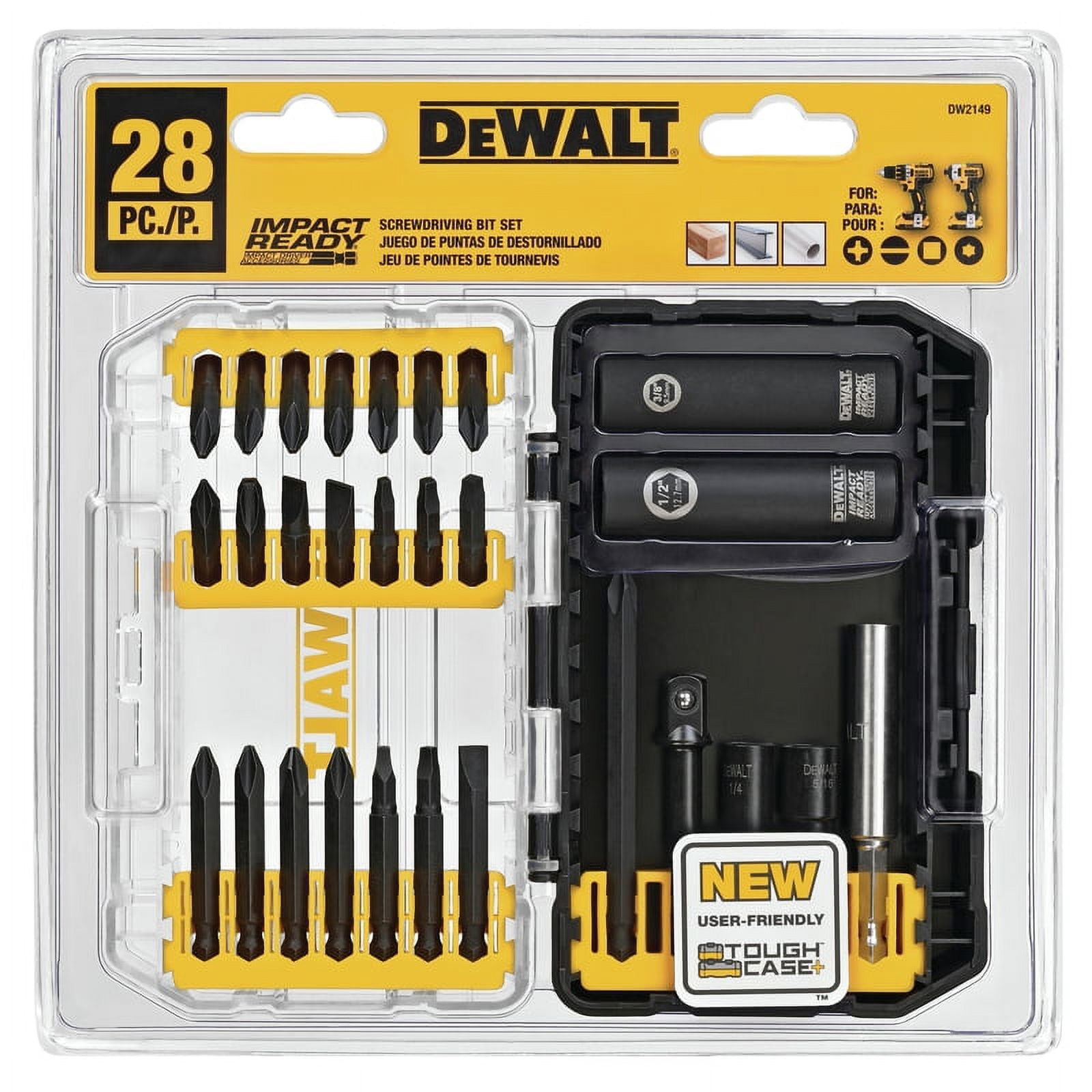 DeWALT (#DW2149) Impact-Ready Screwdriving Set, 28 Piece