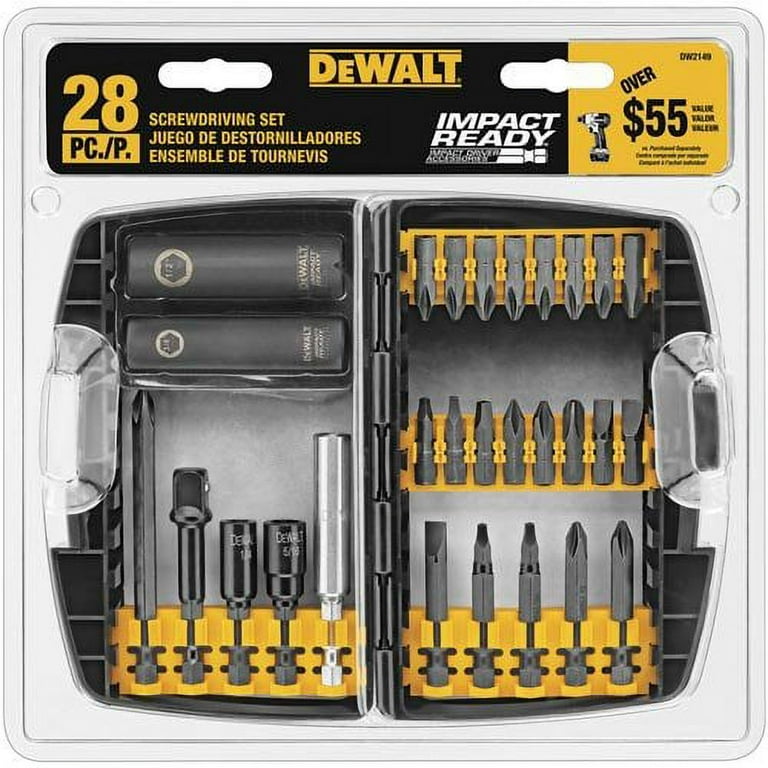 DeWALT DW2149 Impact Ready Screwdriving Set 28 Piece Walmart