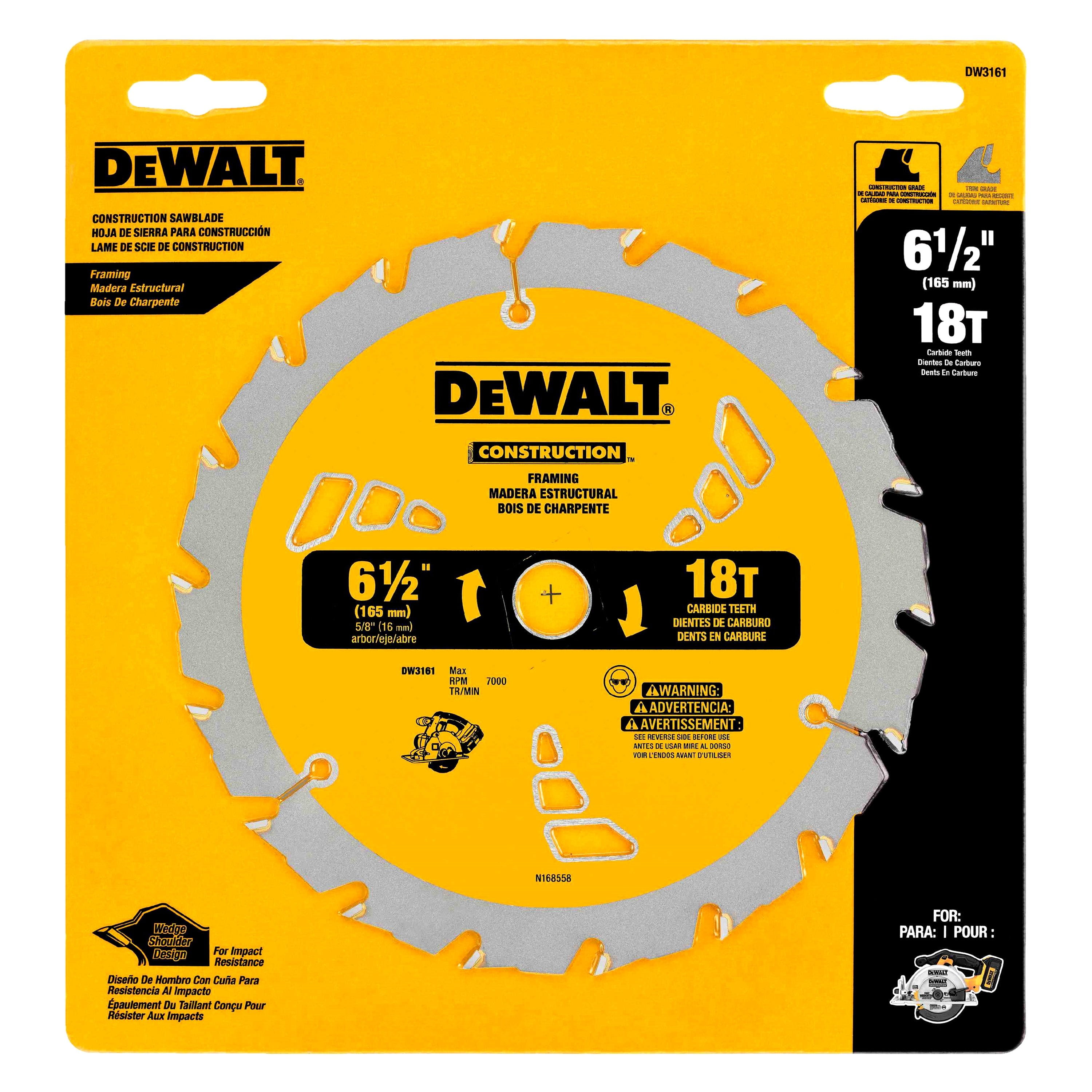 DeWALT DW3176 - 7-1/4" Saw Blade