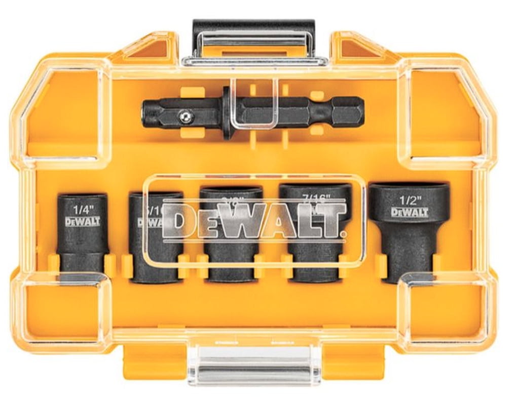 DeWALT DWADND5 Impact Ready 5 pcs. Cleanable Nut Driver Set