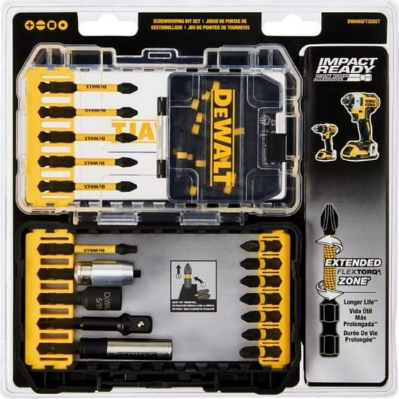 DeWALT DWANGFT32SET - 32 pc. ft. Impact & Drill / Driver Bit Set DWANGFT32SET
