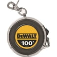 thumbnail image 1 of DeWALT DWHT34201 Tape Measure 100 ft L x 3/8 in W Blade Steel Blade Black/Yellow, 1 of 2
