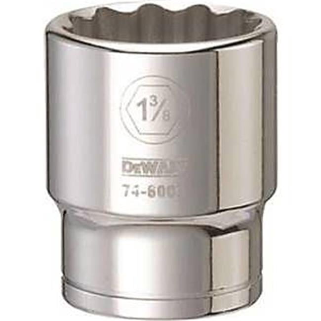 DEWALT 3/8 Inch Drive 18mm 6-Point Socket - Chrome Vanadium, Direct Torque Technology, Lifetime Warranty