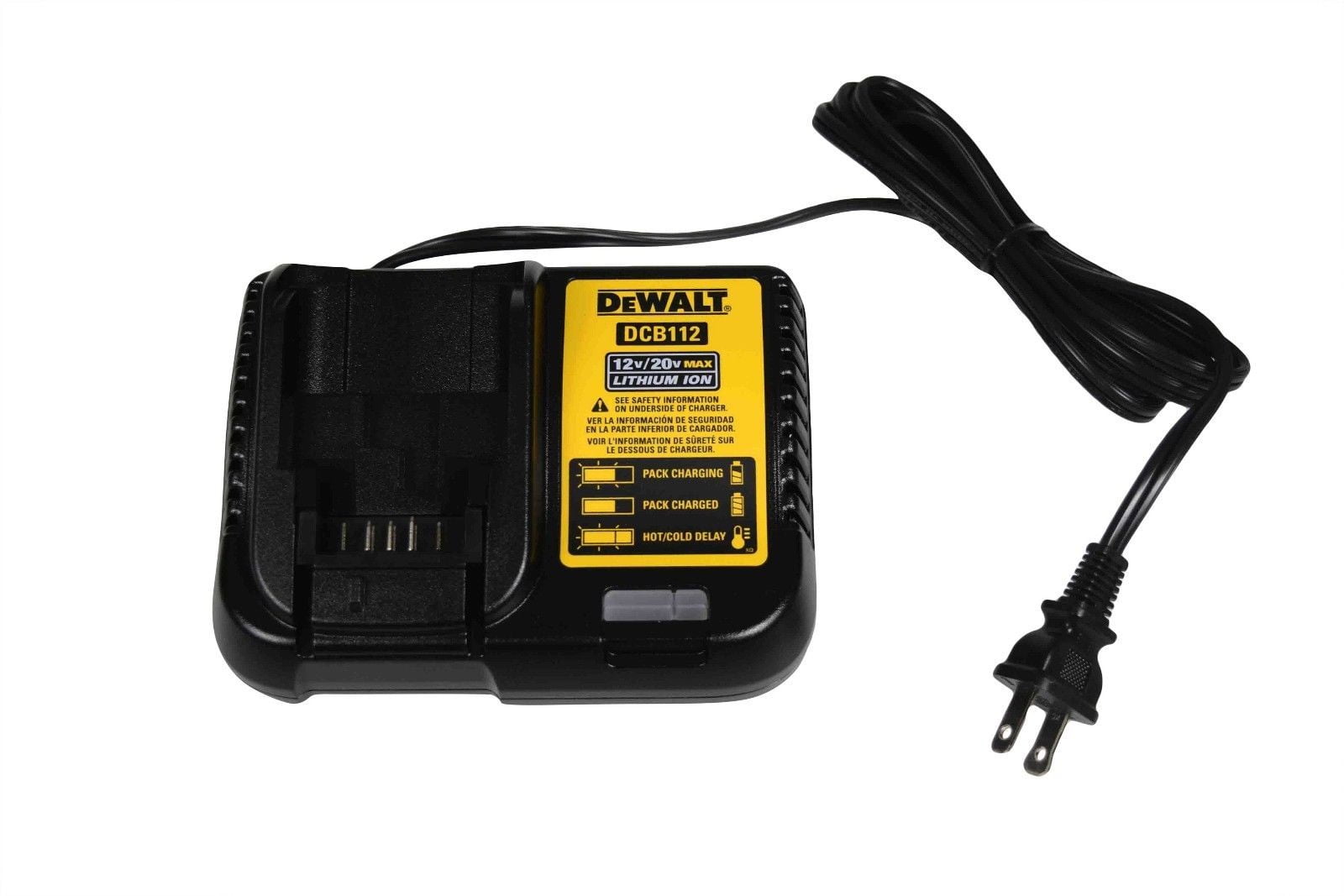 DeWALT Max 12V / 20V Lithium-Ion Battery Charger DCB112