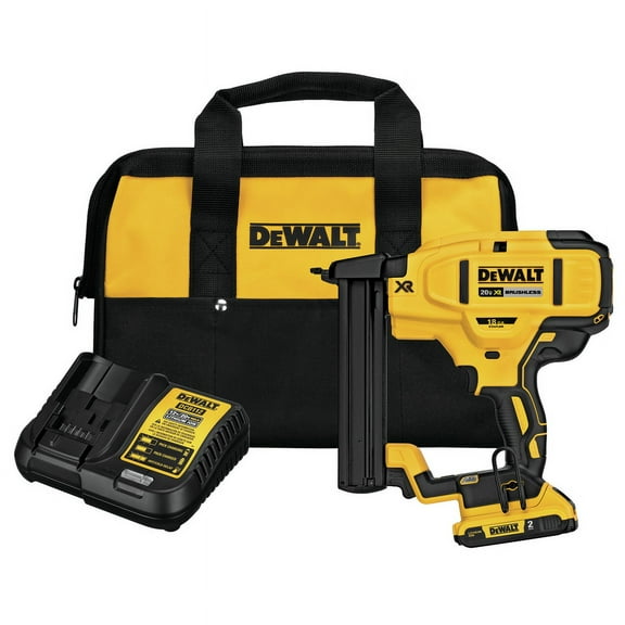DeWalt DCN681D1 20-Volt MAX XR Cordless Narrow Crown Stapler Kit, Brushless Motor, 18 Gauge - Quantity 1